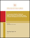 A Conceptual Model of National Skills Formation for Knowledge-based Economic Development in the Arab World

